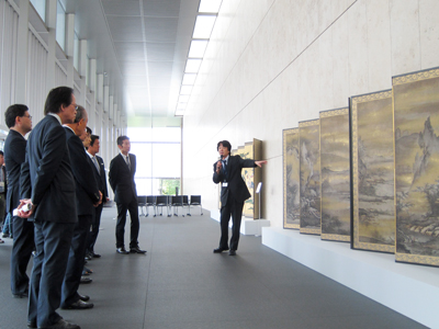 綴プロジェクト 第10期作品 「四季山水図屏風」 寄贈 京都国立博物館