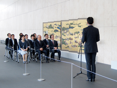 綴プロジェクト 第10期作品 「韃靼人狩猟・打毬図屏風」寄贈 京都国立博物館